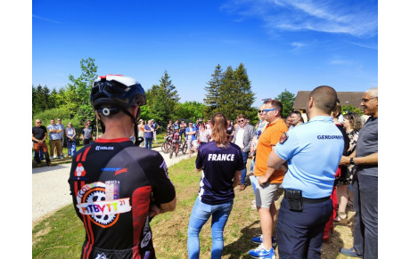 Inauguration du terrain de VTT